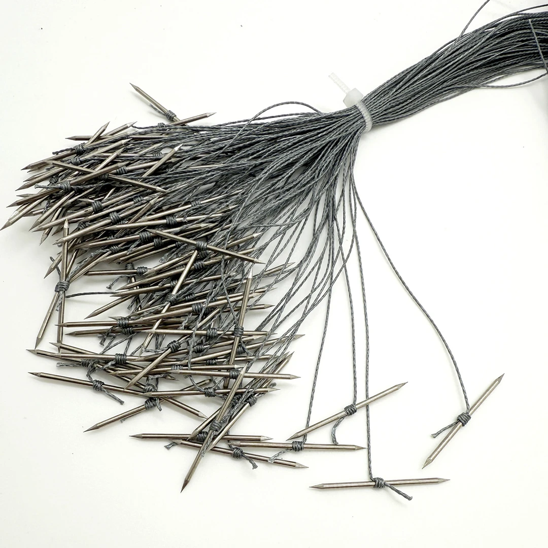 绑好的针 手工精绑大力马单针子线钓 黄鳝针 甲鱼针钓鳝鱼老鳖