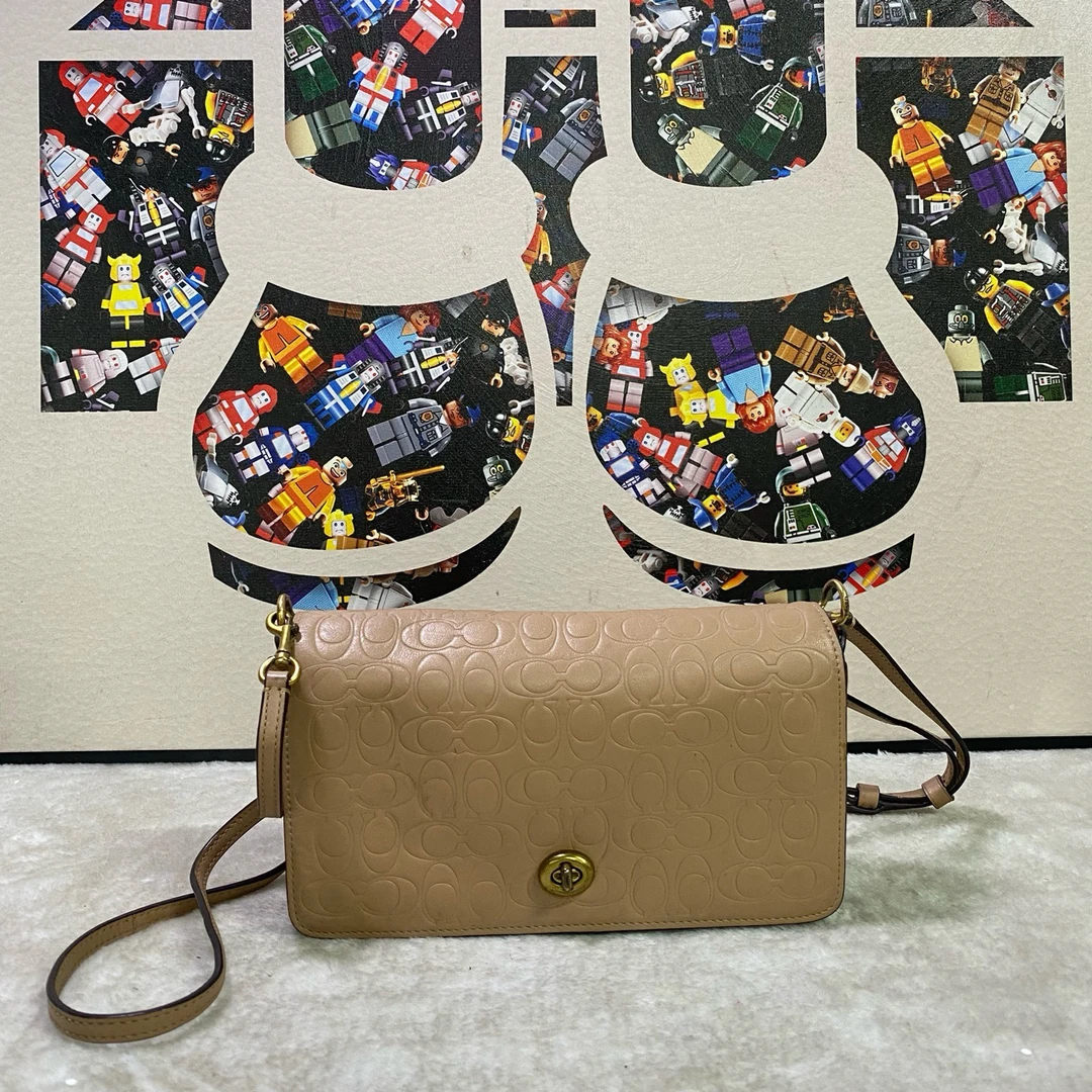 95新 COACH/蔻驰 21290斜挎包23*13