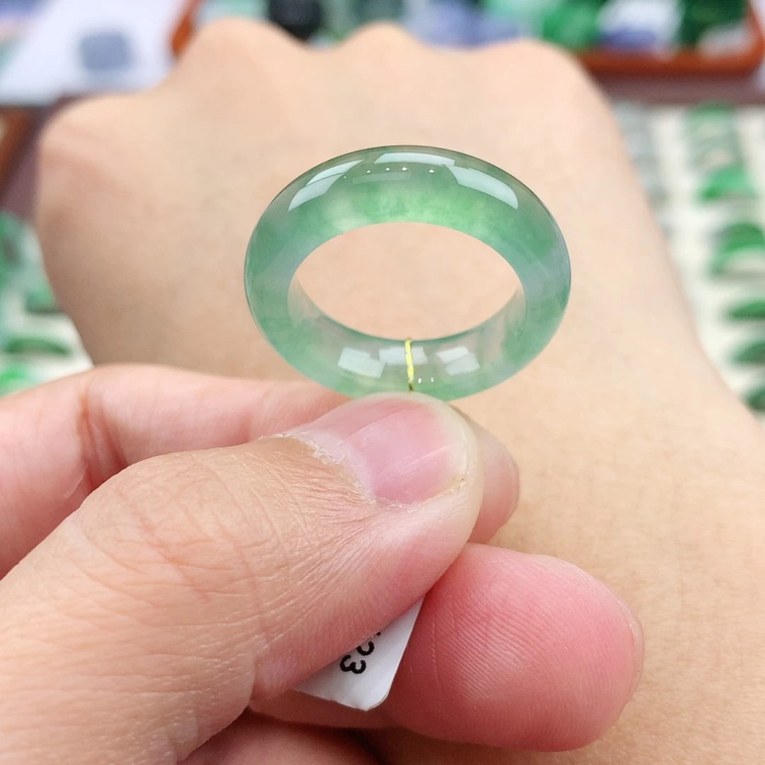 未镶嵌戒指翡翠15号