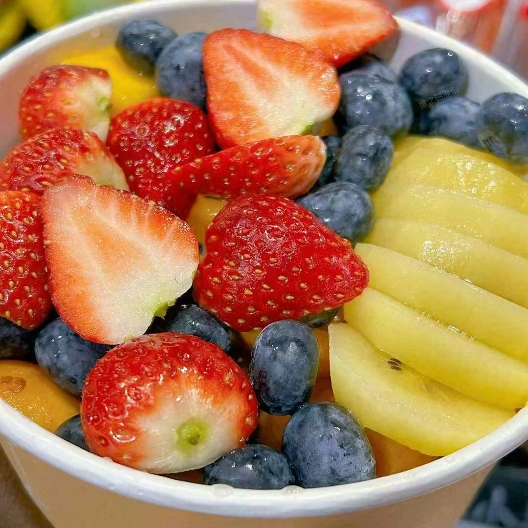 哈密瓜+芒果+草莓+金果+蓝莓