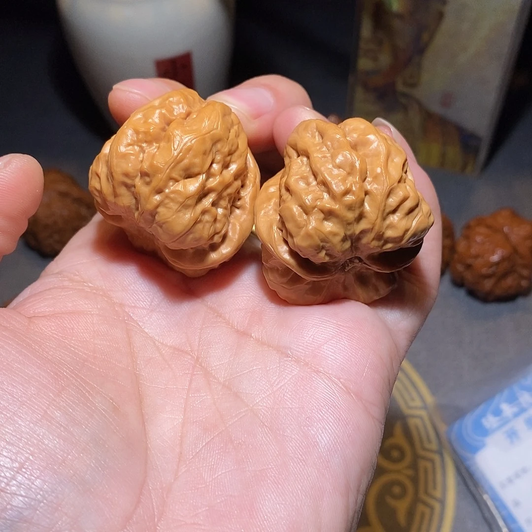 文玩核桃把件全品无修36尺怀柔蛤蟆头