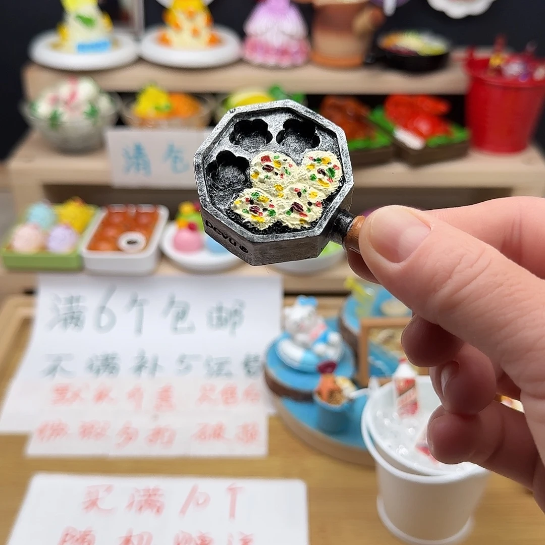 树脂食玩冰箱贴凭开箱视频售后