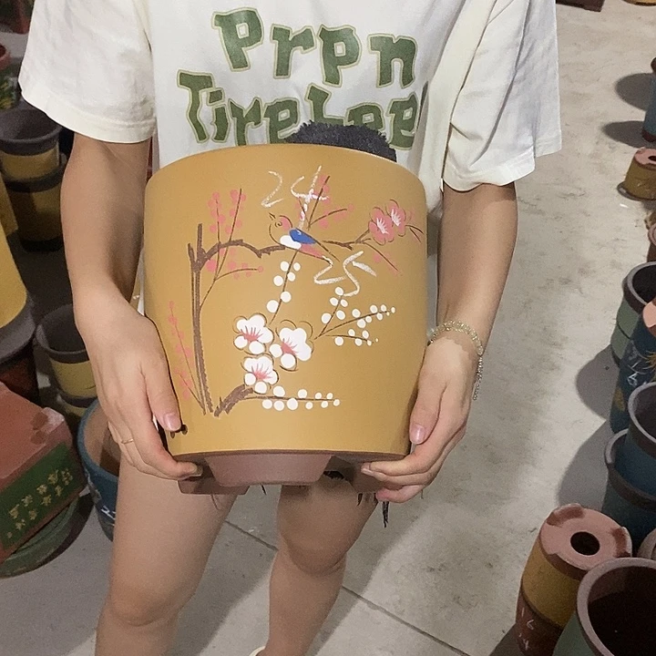 紫砂花盆紫砂花盆