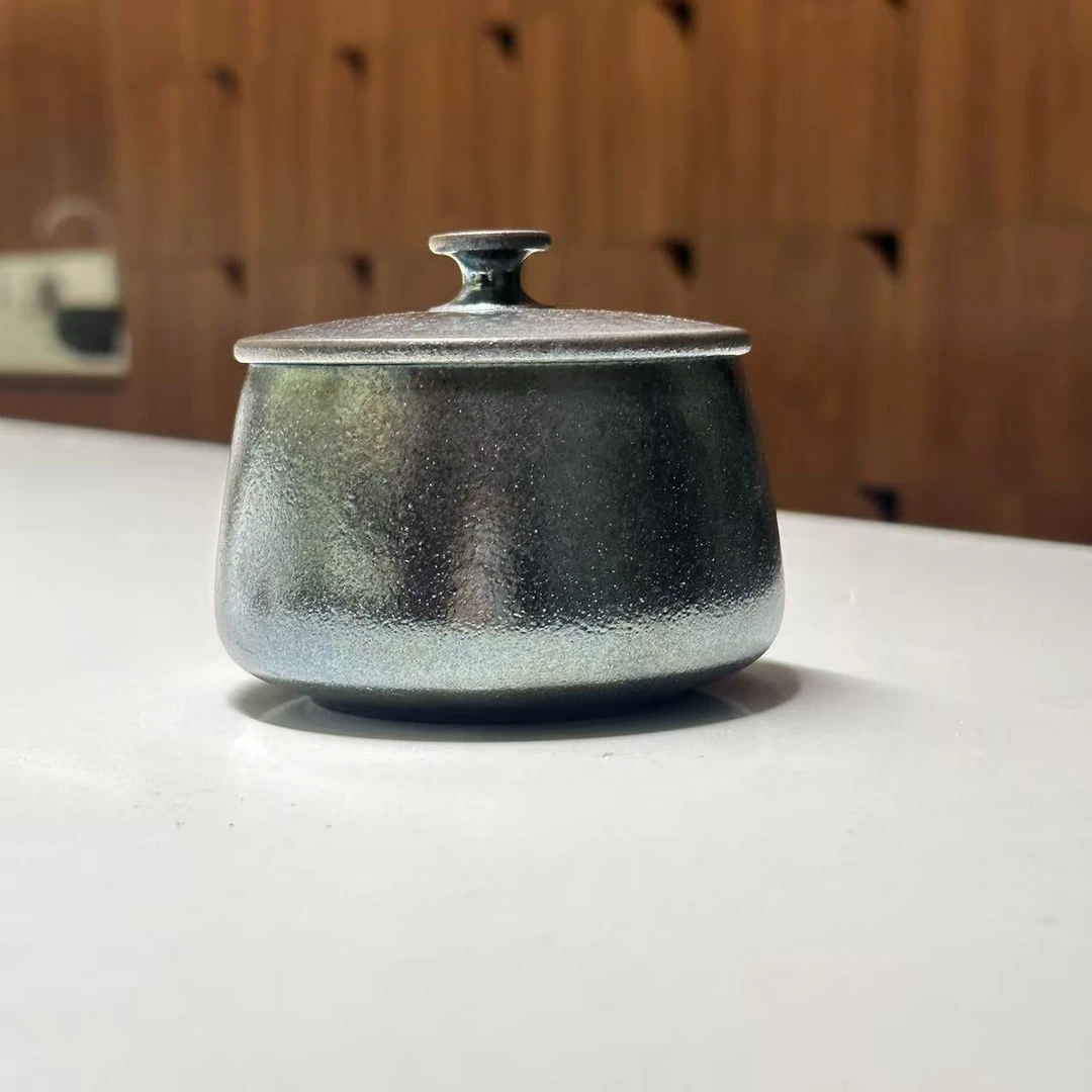 CL-C4943[学茶严选]柴烧宽口斗茶罐