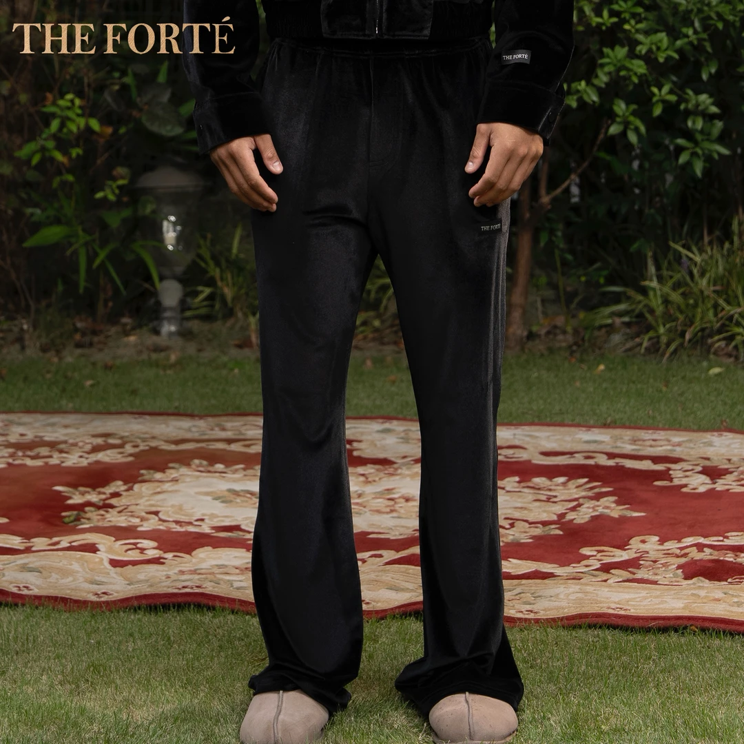 THE FORTÉ 2025秋冬厚丝绒长裤