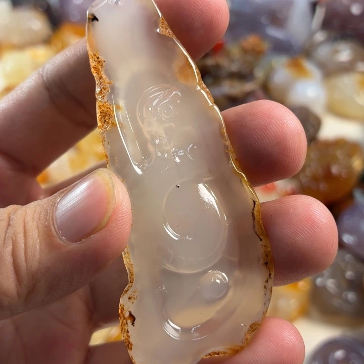 未镶嵌吊坠(不含链)玛瑙/玉髓