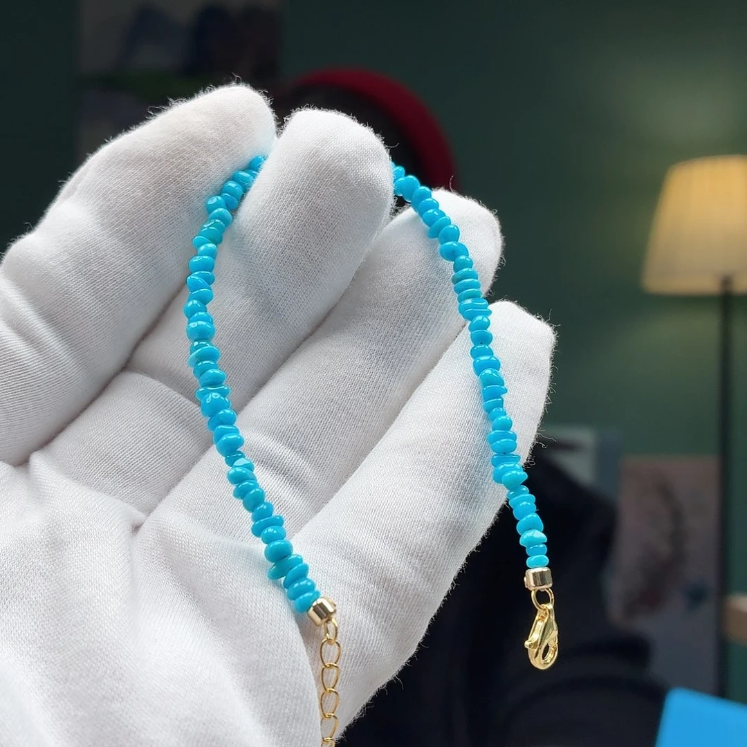 绿松石未镶嵌颈饰