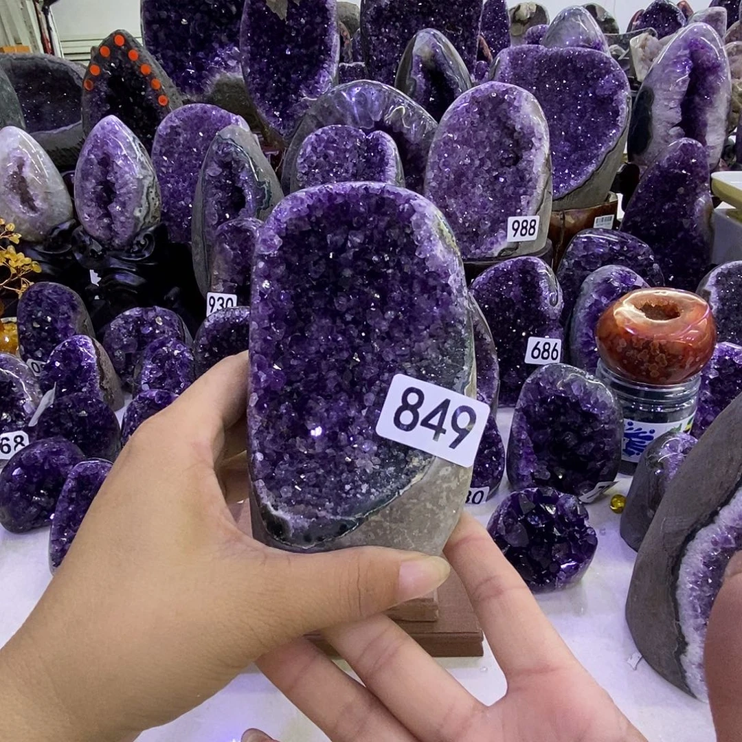 未镶嵌大型摆件（非配饰）紫晶