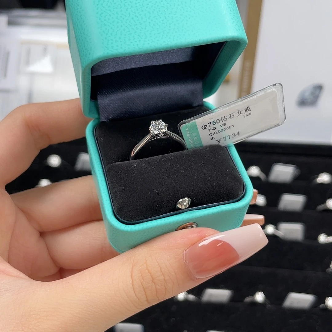钻石戒指/指环18K金镶嵌✨****✨DS24110039