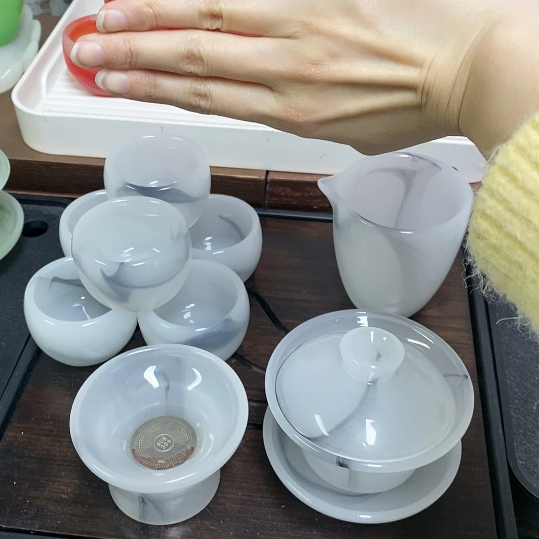 高端琉璃茶具套装