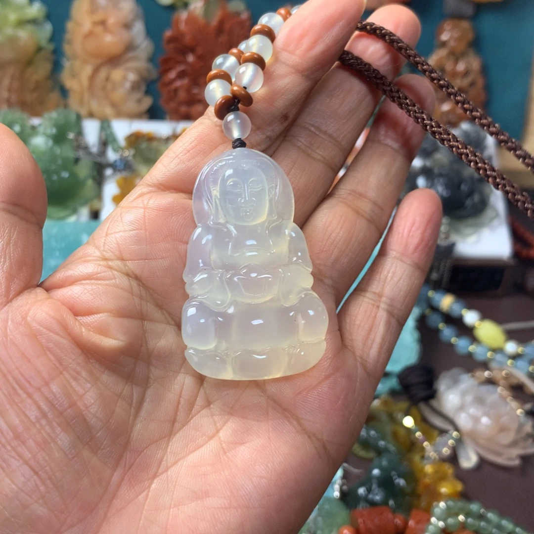 蛇纹石玉未镶嵌挂坠