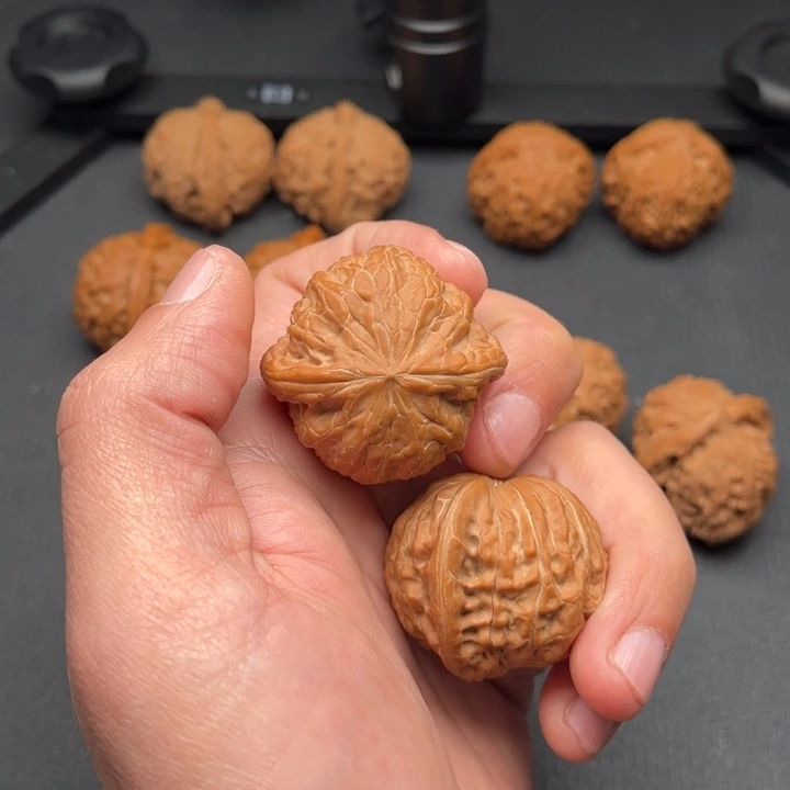 L***李文玩核桃把件铁锤40