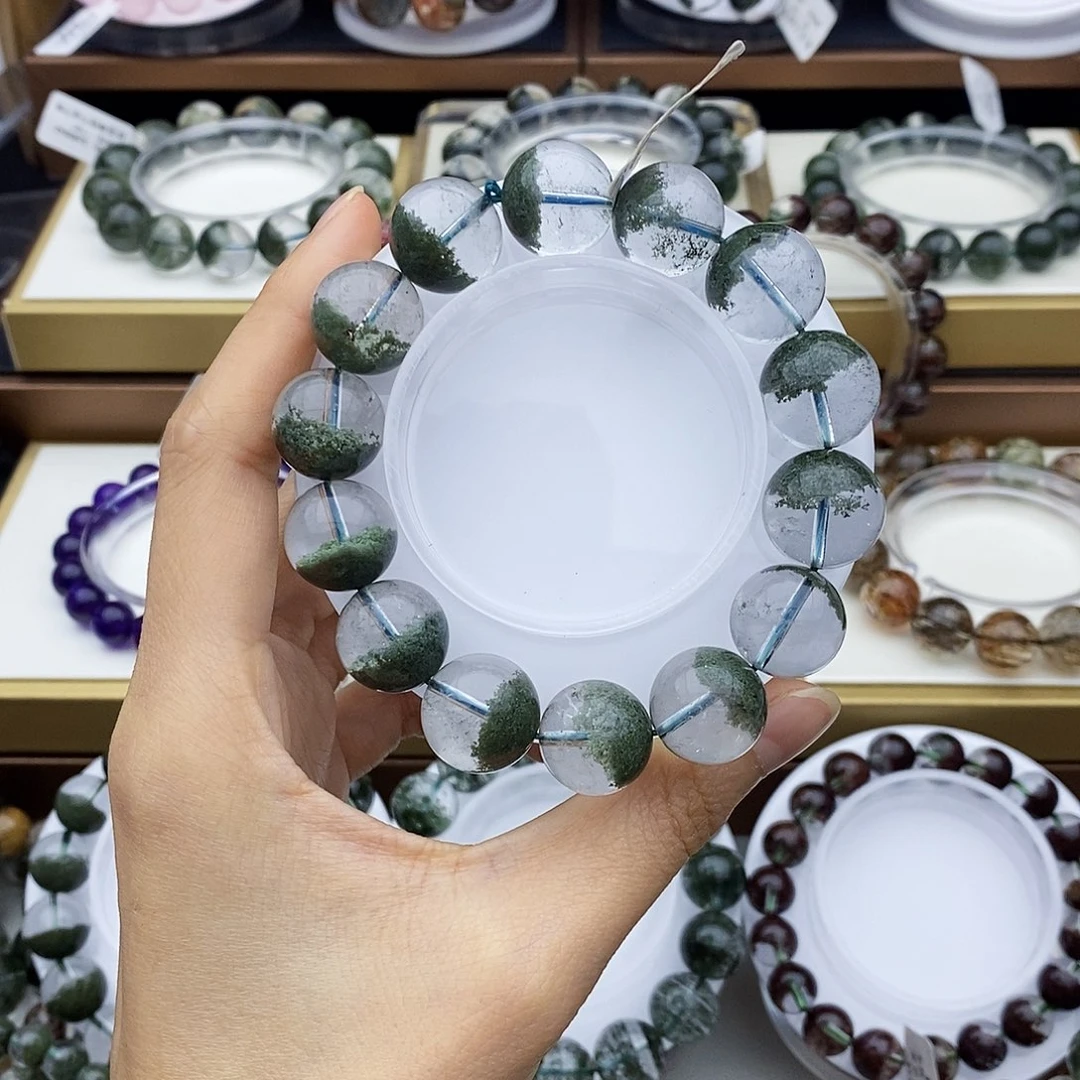 水晶手串未镶嵌绿幽灵