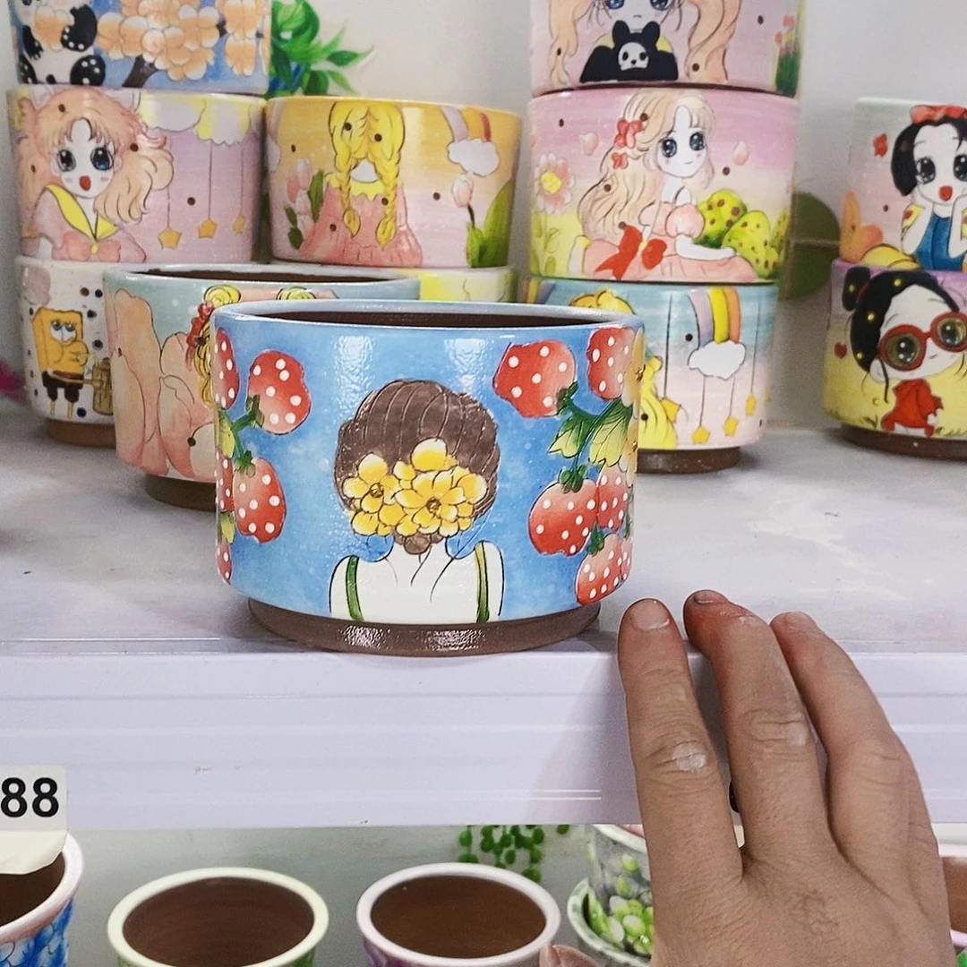 紫砂花盆满28包邮