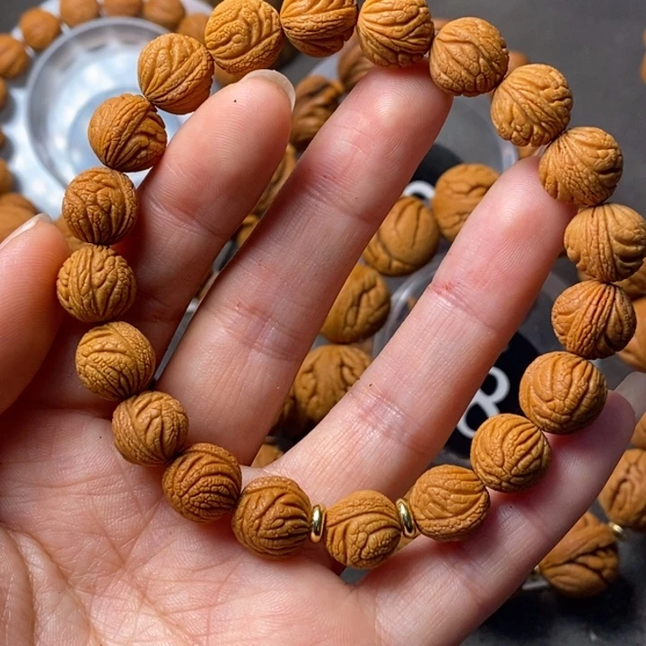 文玩核桃吊坠秦岭龙纹桃核野生12