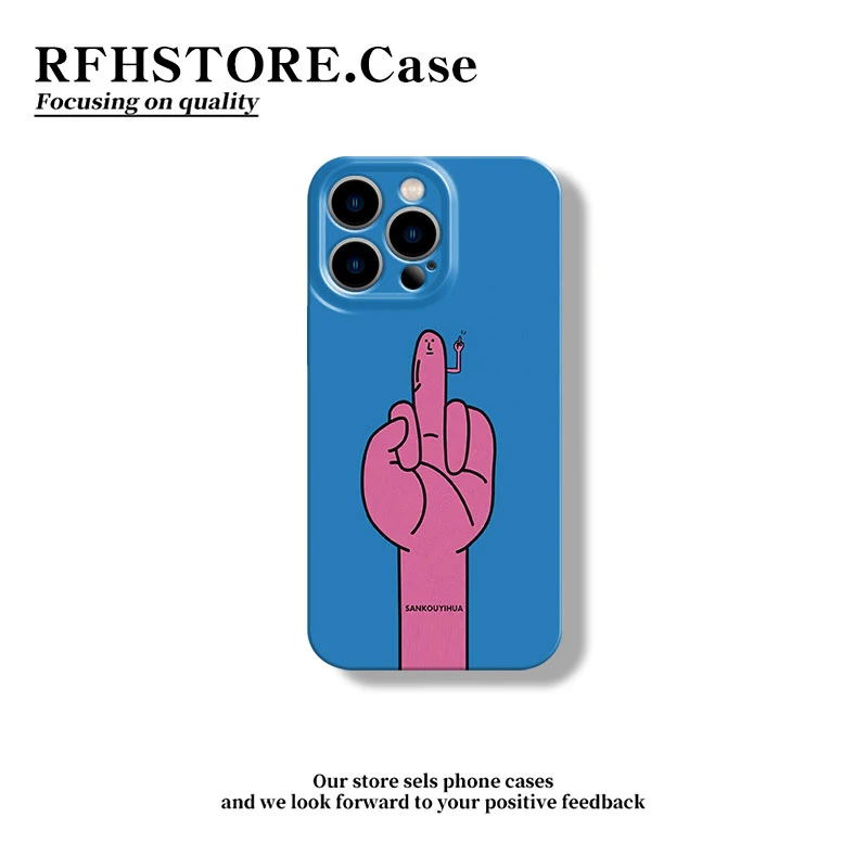 闪度侠国际手势适用苹果17/16菲林手机壳华为P70vivo小米oppo全包