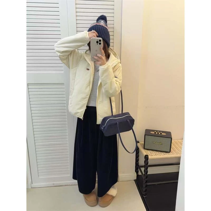 WL[时尚百搭]25秋冬新款韩版潮流连帽百搭外套O-U033