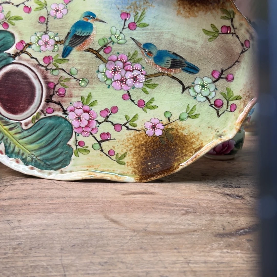 艾***绒瓷片景德镇陶瓷刘道标