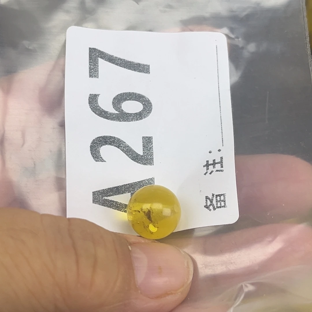 琥珀未镶嵌珠宝奇石微瑕12