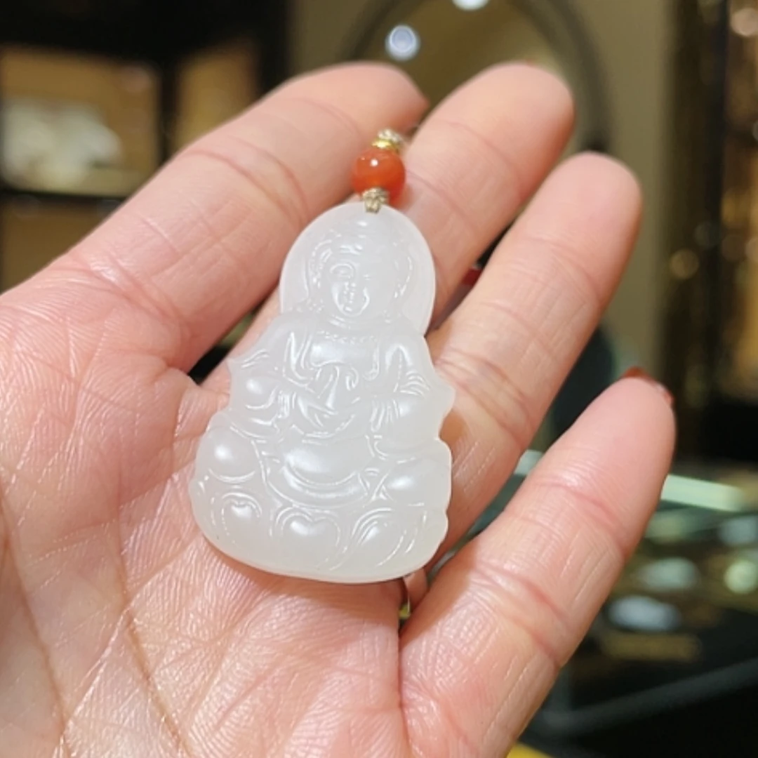 【闪购商品】和田玉颈饰未镶嵌观音