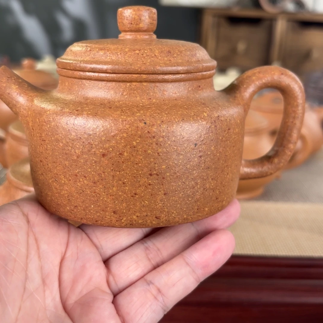 茶壶紫砂梨皮黄段德中230