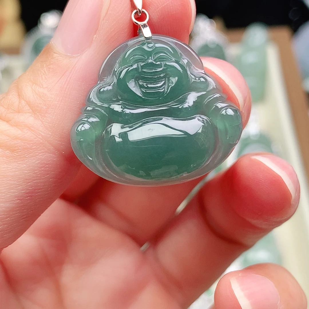 翡翠未镶嵌颈饰吊坠