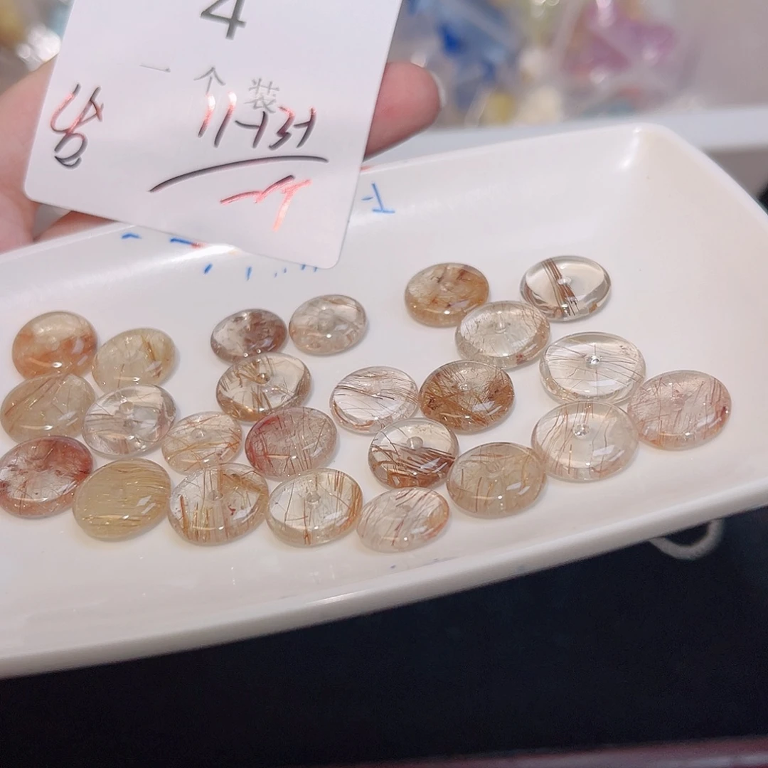 水晶珠宝半成品未镶嵌4 。