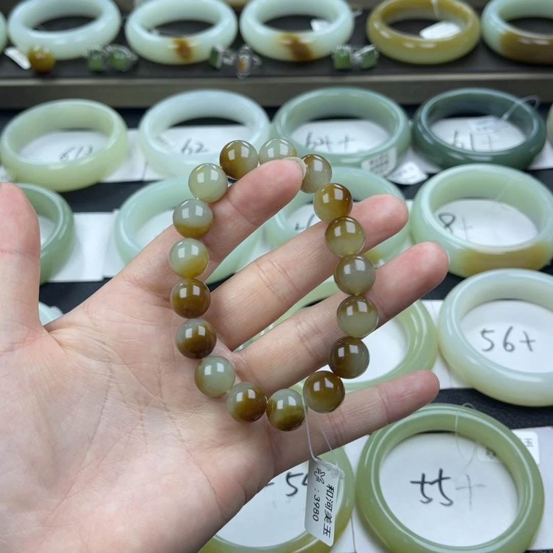 和田玉（糖玉）手链未镶嵌