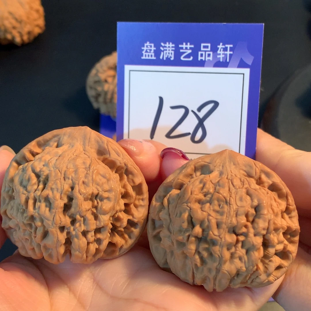 文玩核桃把件128官帽4.7