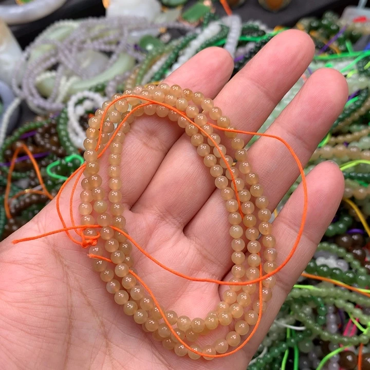 和田玉未镶嵌手链55