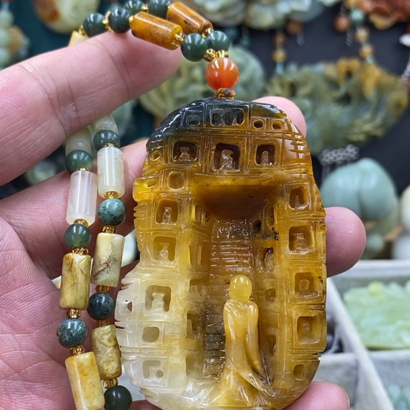 【闪购商品】未镶嵌岫玉吊坠钱****好