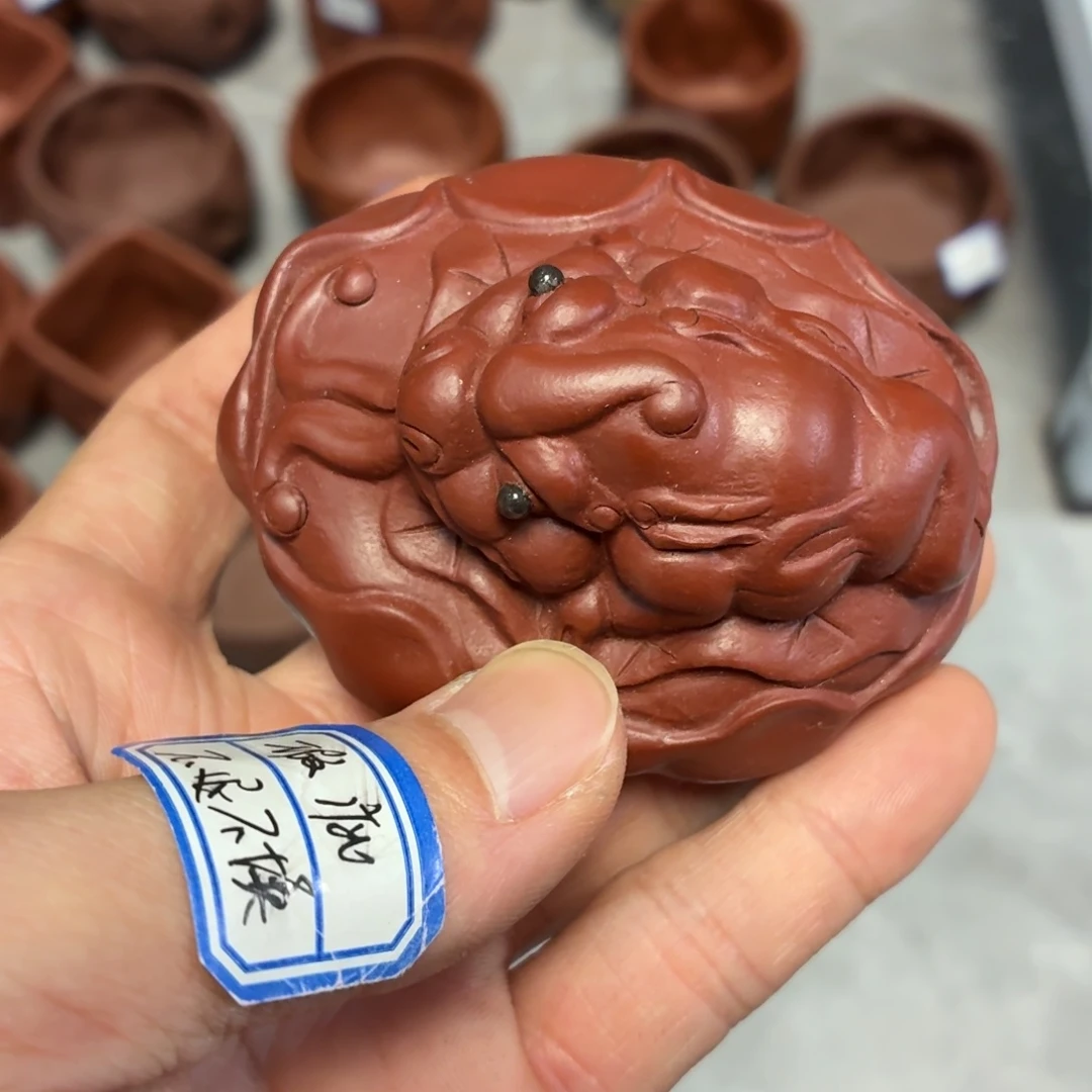紫砂茶杯瑕疵不退不换介意勿拍