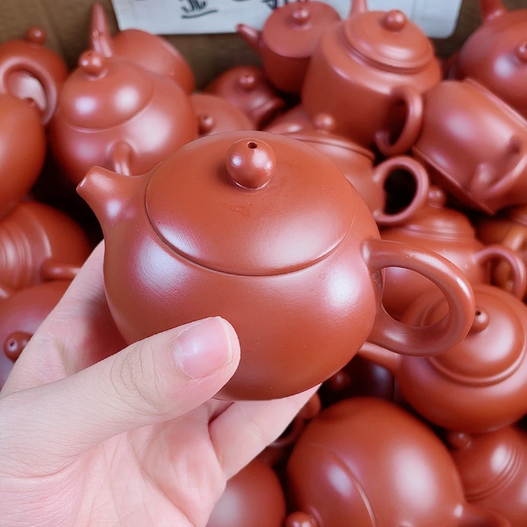 潮州朱泥壶小西施120毫升 壶内微瑕