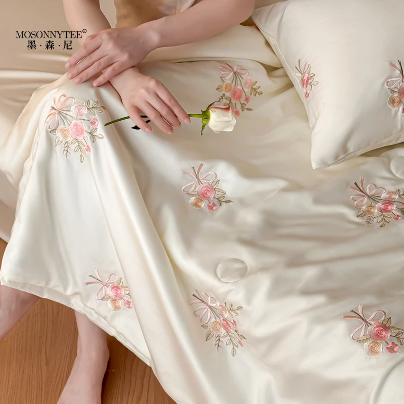 MOSONNY TEE/墨森尼爆款天丝夏凉被空调被夏被四件套单夏被机洗