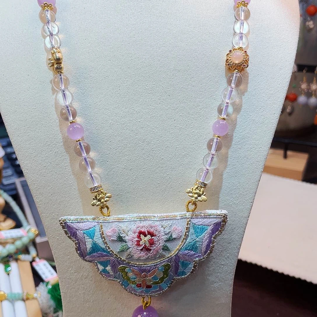 水晶颈饰未镶嵌水晶