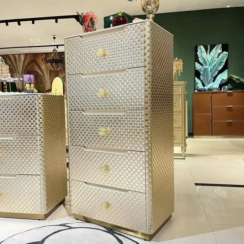 【喜悦家具】SKM 棋盘格五斗柜尺寸 60*40*120