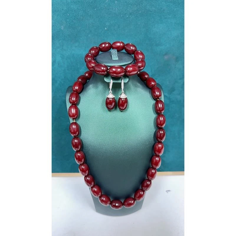 非金属亚克力耳饰 T-452 kahriwa民族风法式轻奢素款时尚红色精美