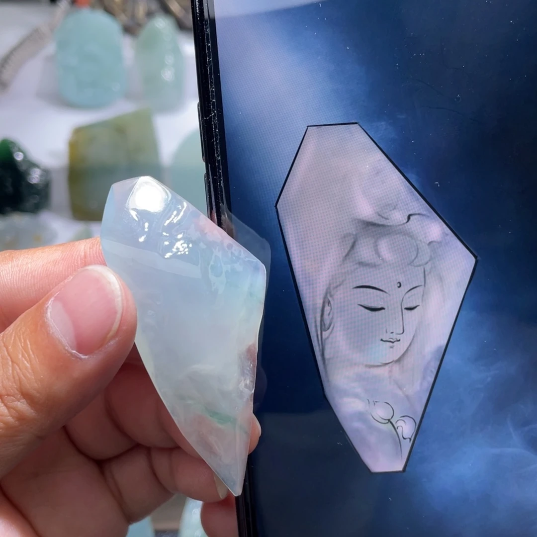 定制翡翠未镶嵌包工