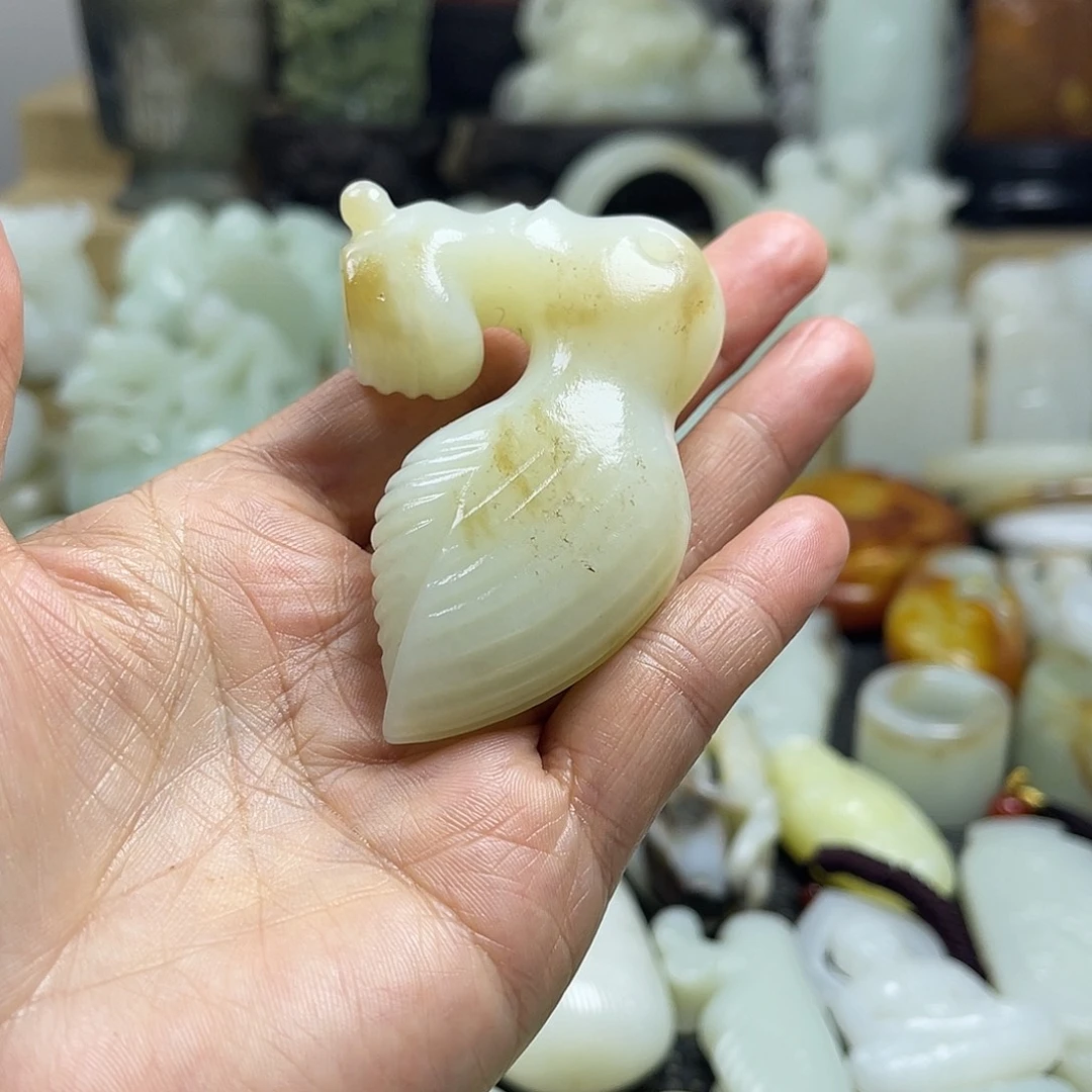 和田玉（糖玉）未镶嵌挂件