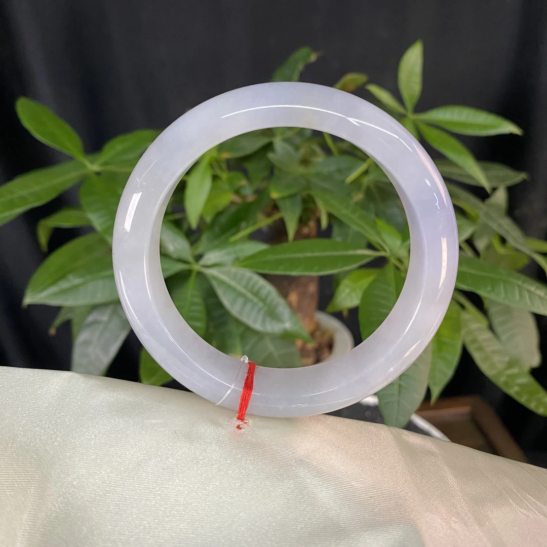 JXSZ-0355    天然缅甸翡翠A货手镯  圈口：58