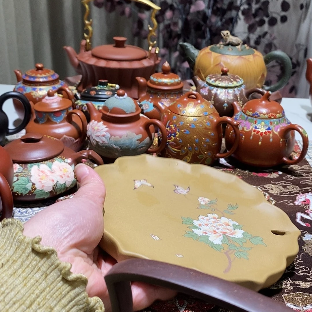 洛***布茶壶紫砂宜兴紫砂壶