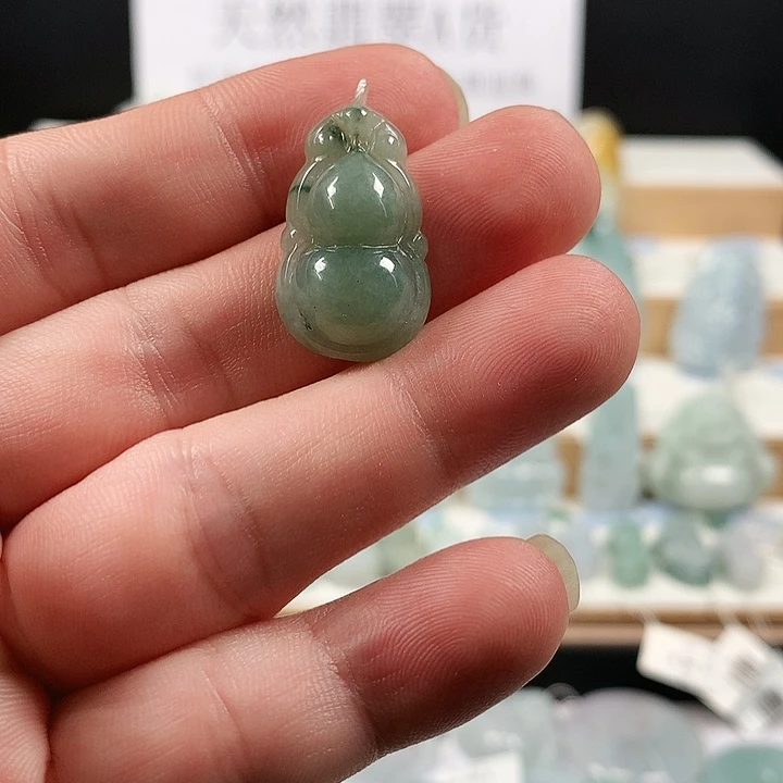 吊坠(不含链)未镶嵌翡翠11葫芦