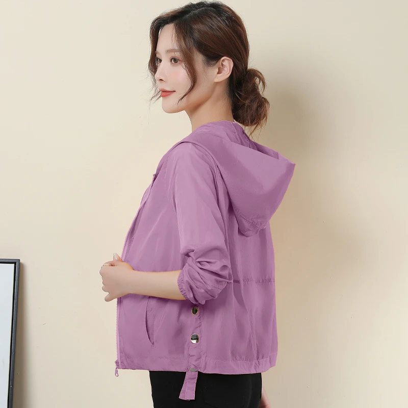 2025防晒衣外套女显瘦百搭气质减龄春夏短款休闲透气薄款防晒服