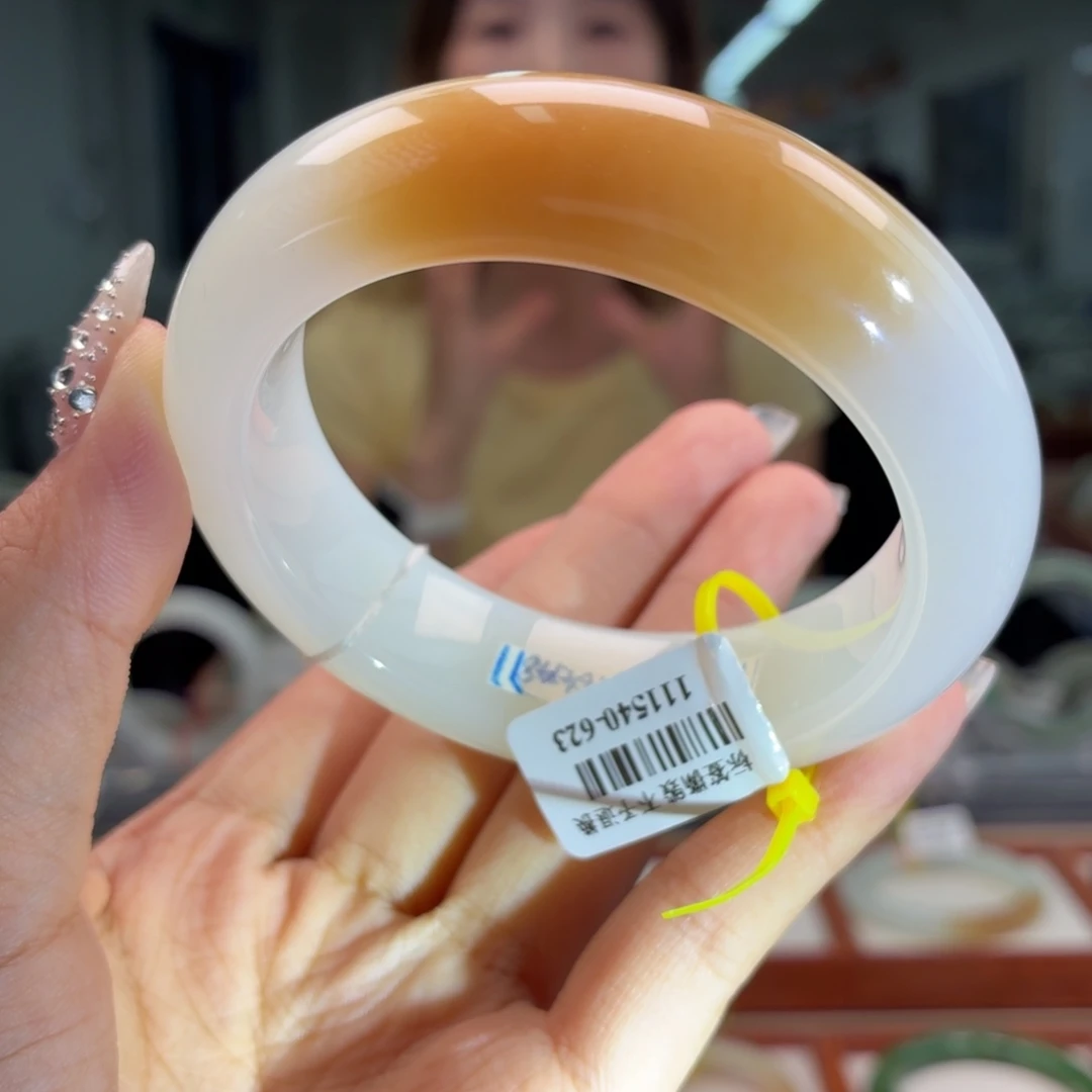 和田玉手镯未镶嵌5455