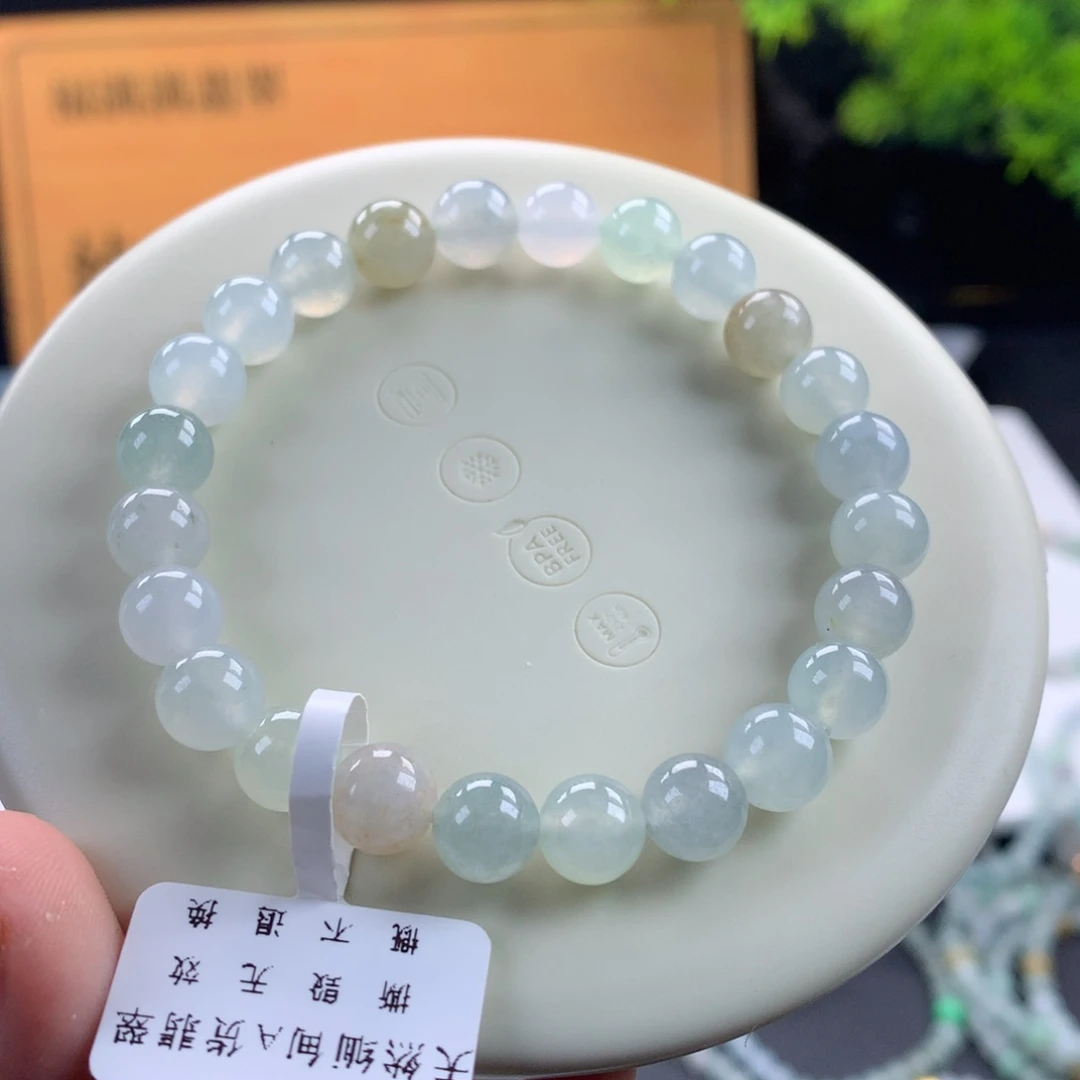 翡翠未镶嵌手链卡8