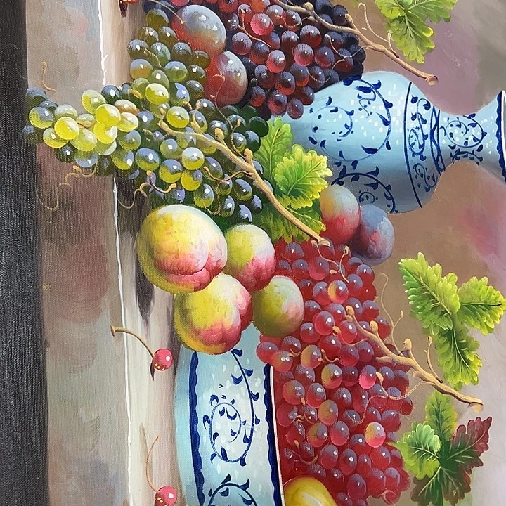 油画恭喜一直之一嘻嘻