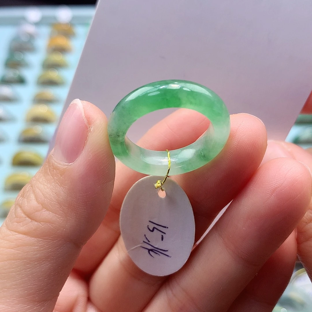 未镶嵌戒指翡翠1415圈