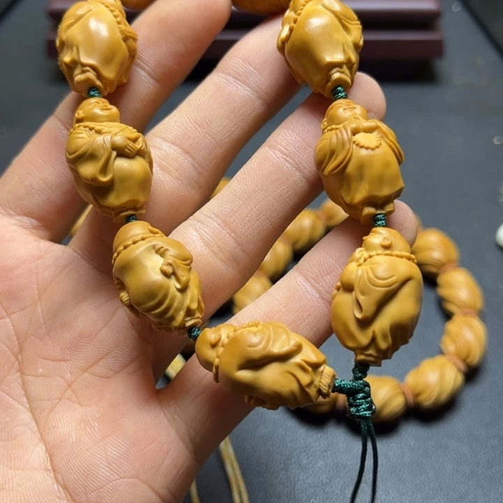 手串/手链橄榄核橄榄核雕小和尚