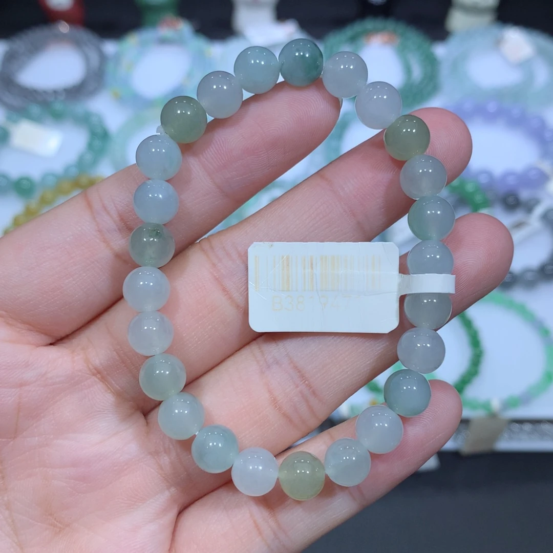 未镶嵌手串翡翠天然