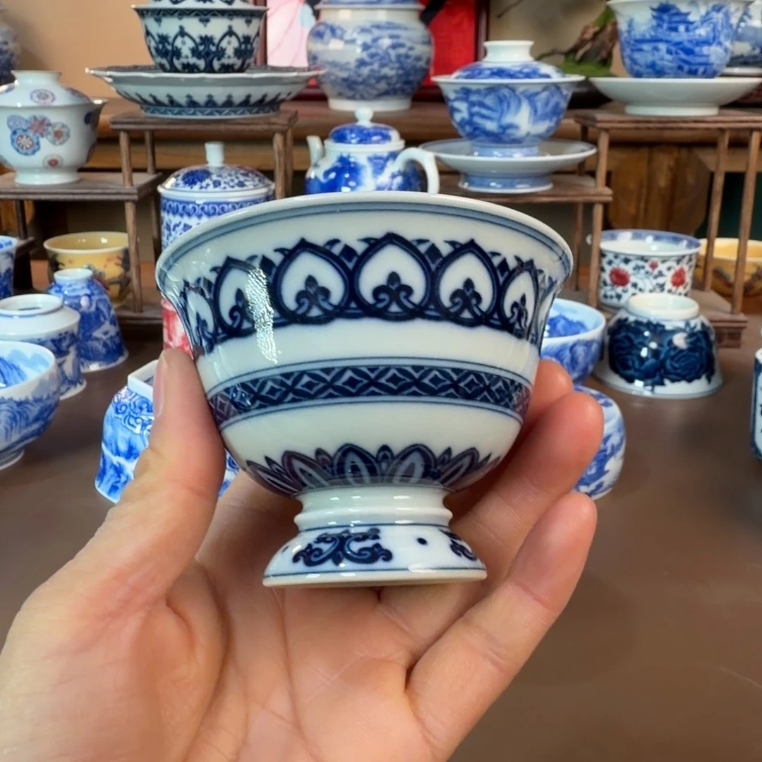 一***花景德镇陶瓷手工手绘